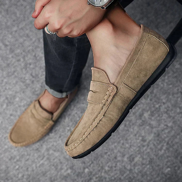 Finn - Stijlvolle Suède Loafers voor Heren
