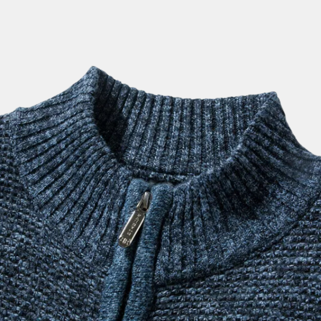 Vortex | Stijlvol Heren Vest met Opstaande Kraag