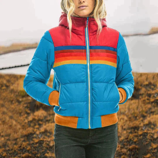 Eliza - Dames Pluizige Warme Winterjas Met Capuchon