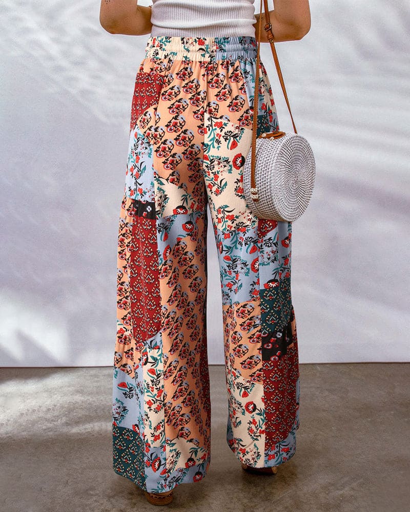 Honey - Stijlvolle Broek met Boho Patroon voor Vrouwen