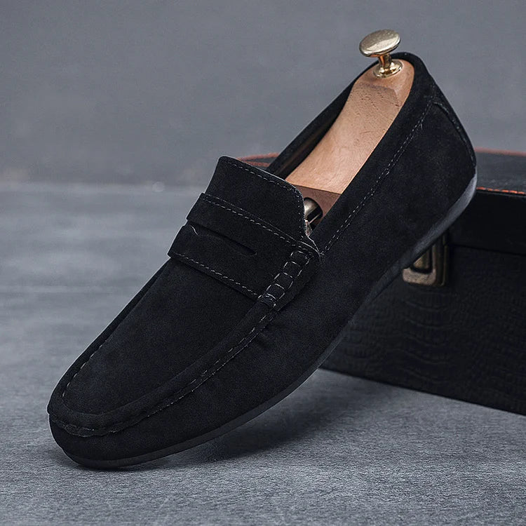 Finn - Stijlvolle Suède Loafers voor Heren