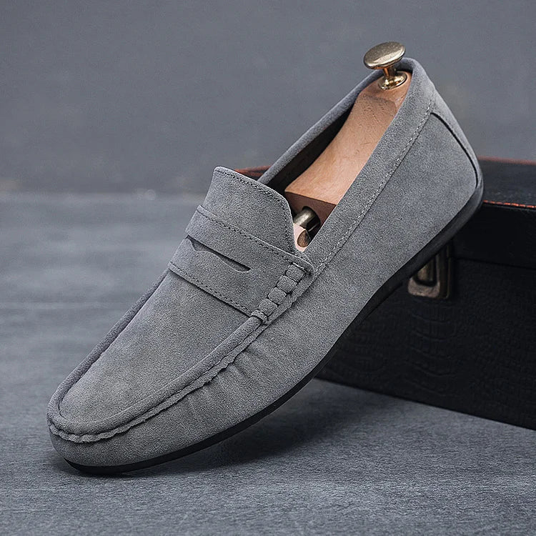 Finn - Stijlvolle Suède Loafers voor Heren