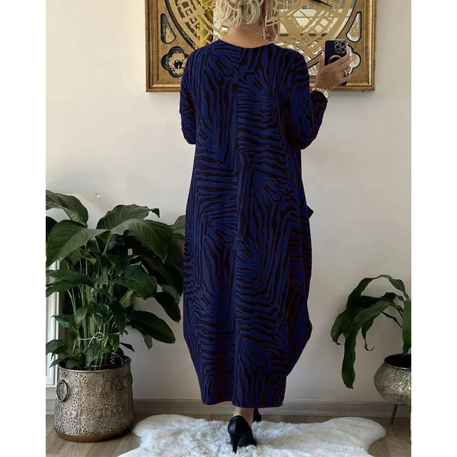 Losse Modejurk met Print en Zakken