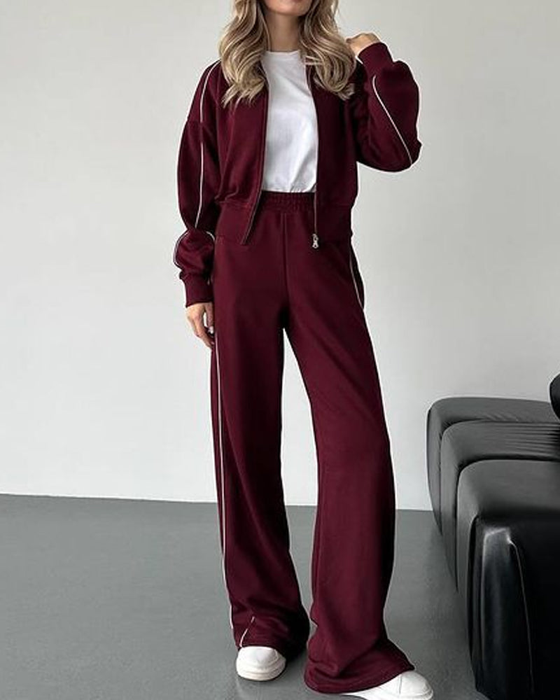 Kanya | Sportieve Ritsjack & Broek Tweedelige Set