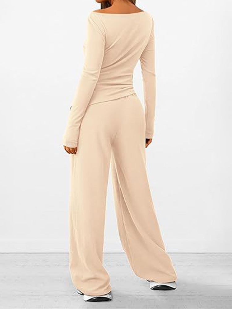 Lainey | Casual slim fit tweedelige set