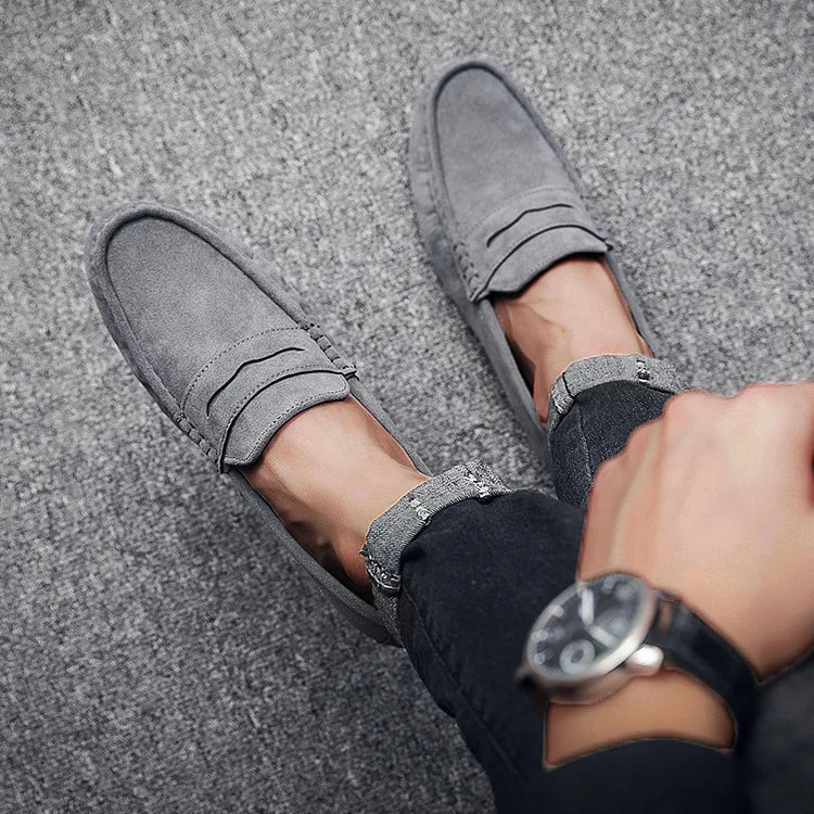 Finn - Stijlvolle Suède Loafers voor Heren