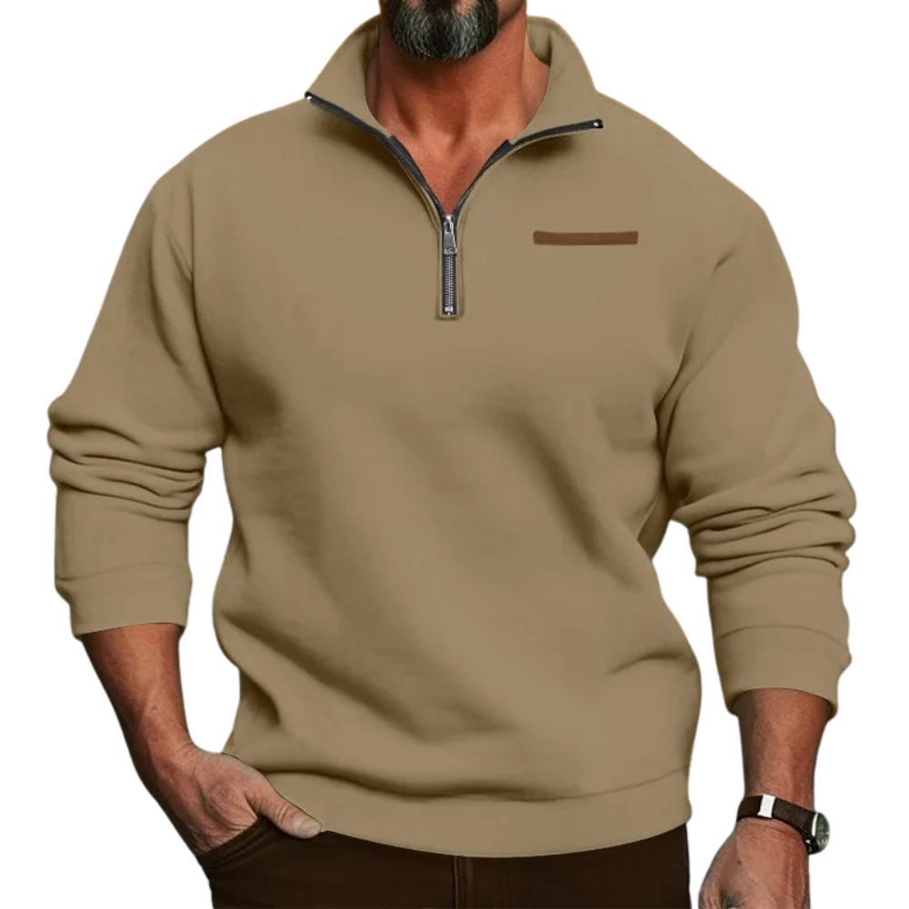 Fabio™ | Herentrui Halflange Rits - Casual Comfort