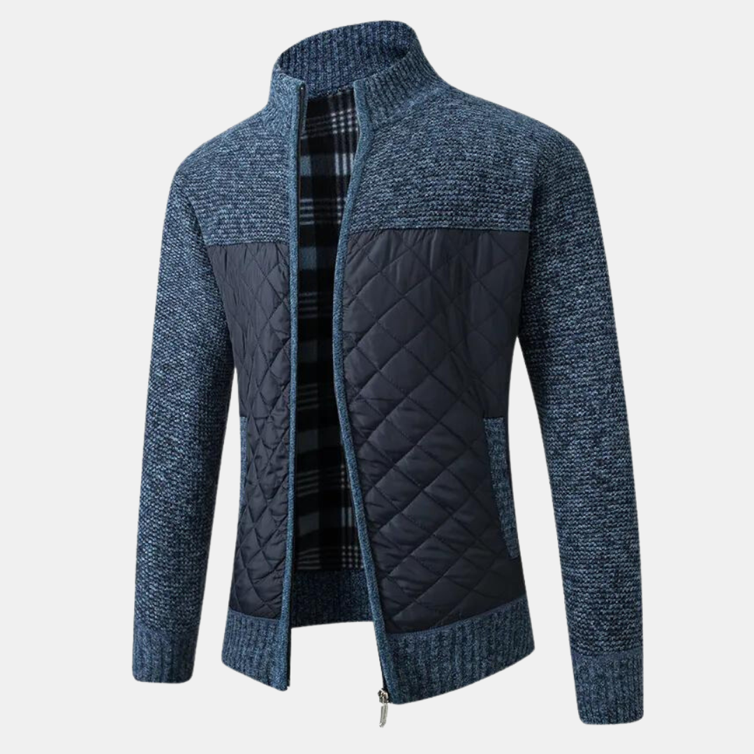 Vortex | Stijlvol Heren Vest met Opstaande Kraag