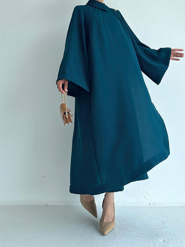 Irie | Elegante lange oversized jas & broek met rechte pijpen