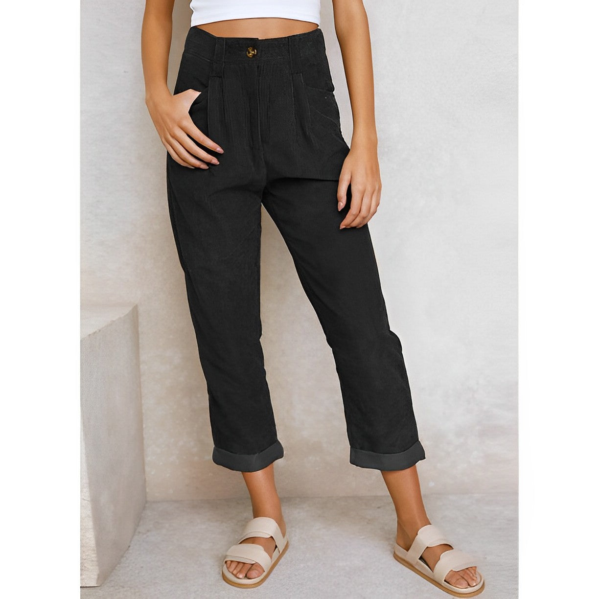 Jenny - Stijlvolle en Comfortabele Corduroy Broek voor Vrouwen