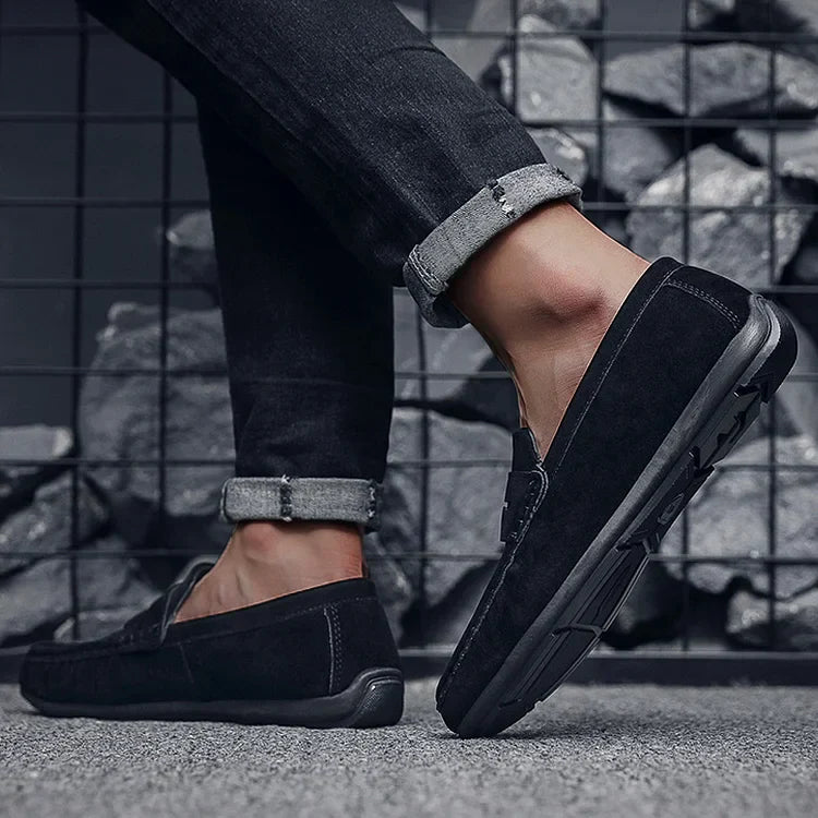 Finn - Stijlvolle Suède Loafers voor Heren