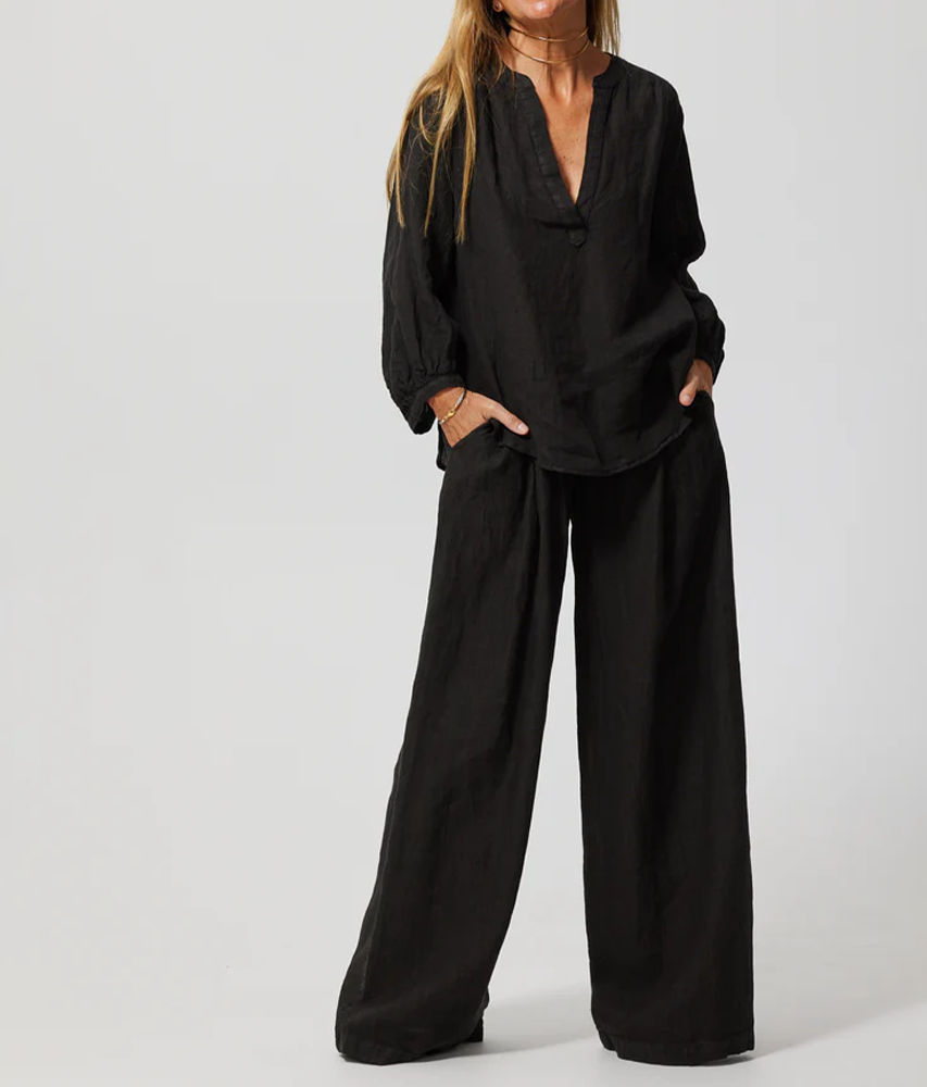 Hope | Casual linnen tweedelige set