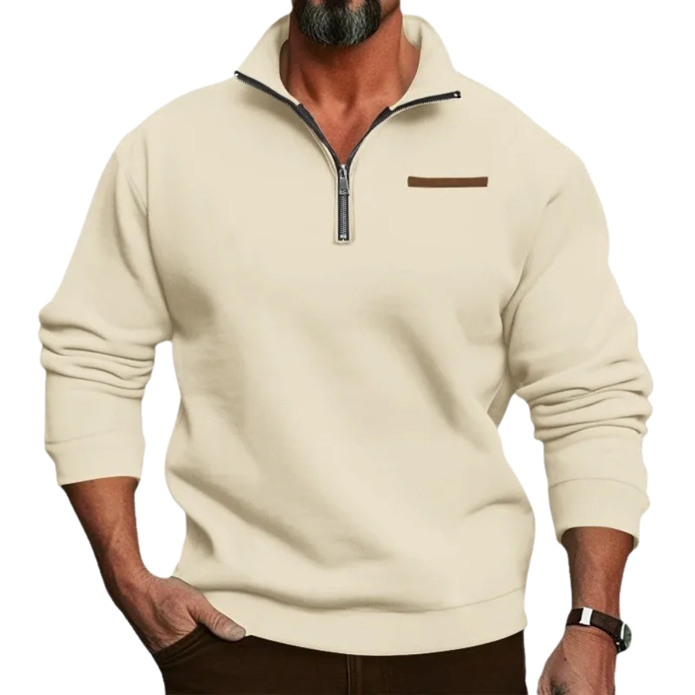 Fabio™ | Herentrui Halflange Rits - Casual Comfort
