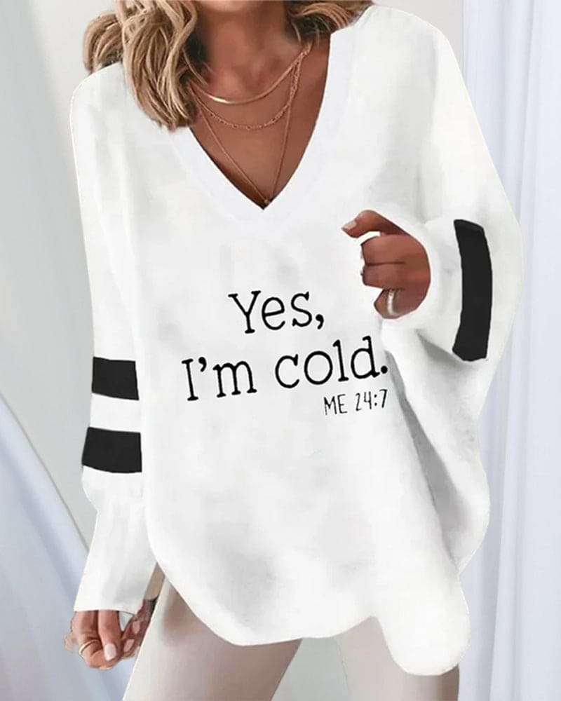 Zara | Blouse met strepen en lange mouwen