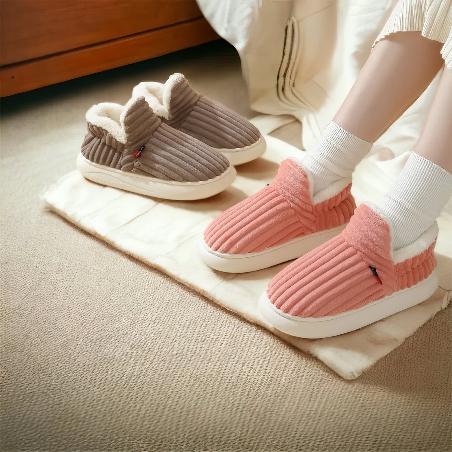 Fuzzique™ | Warme Sloffen voor Ultiem Comfort
