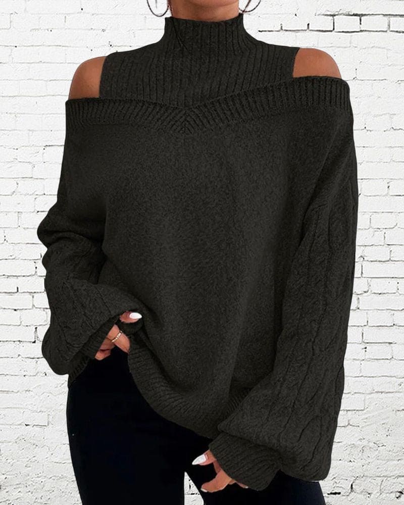 Fleur | Casual trui van los breisel