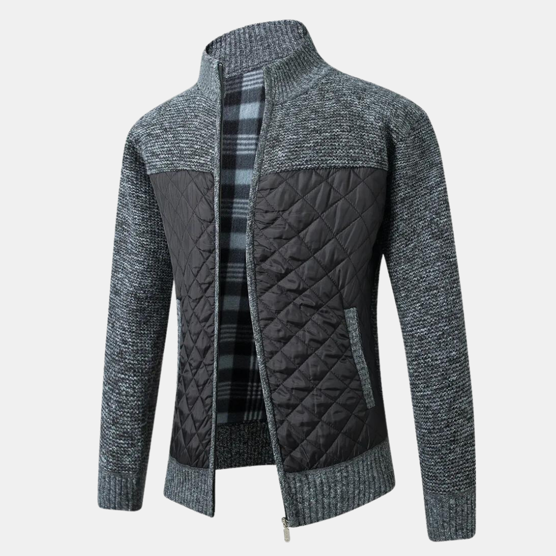 Vortex | Stijlvol Heren Vest met Opstaande Kraag