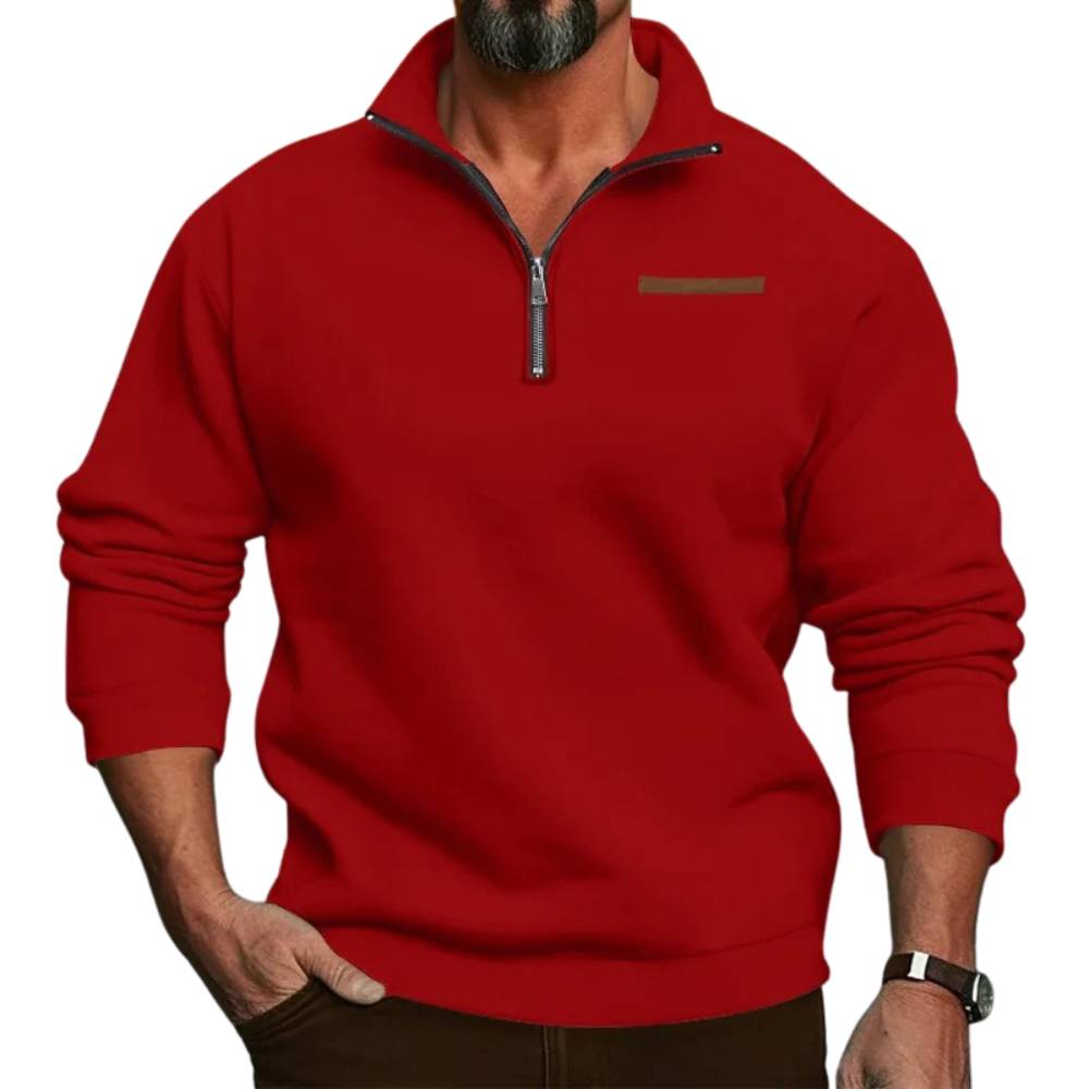 Fabio™ | Herentrui Halflange Rits - Casual Comfort
