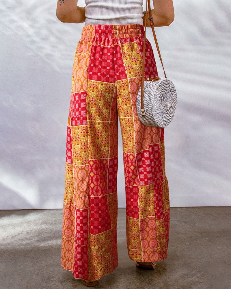 Honey - Stijlvolle Broek met Boho Patroon voor Vrouwen