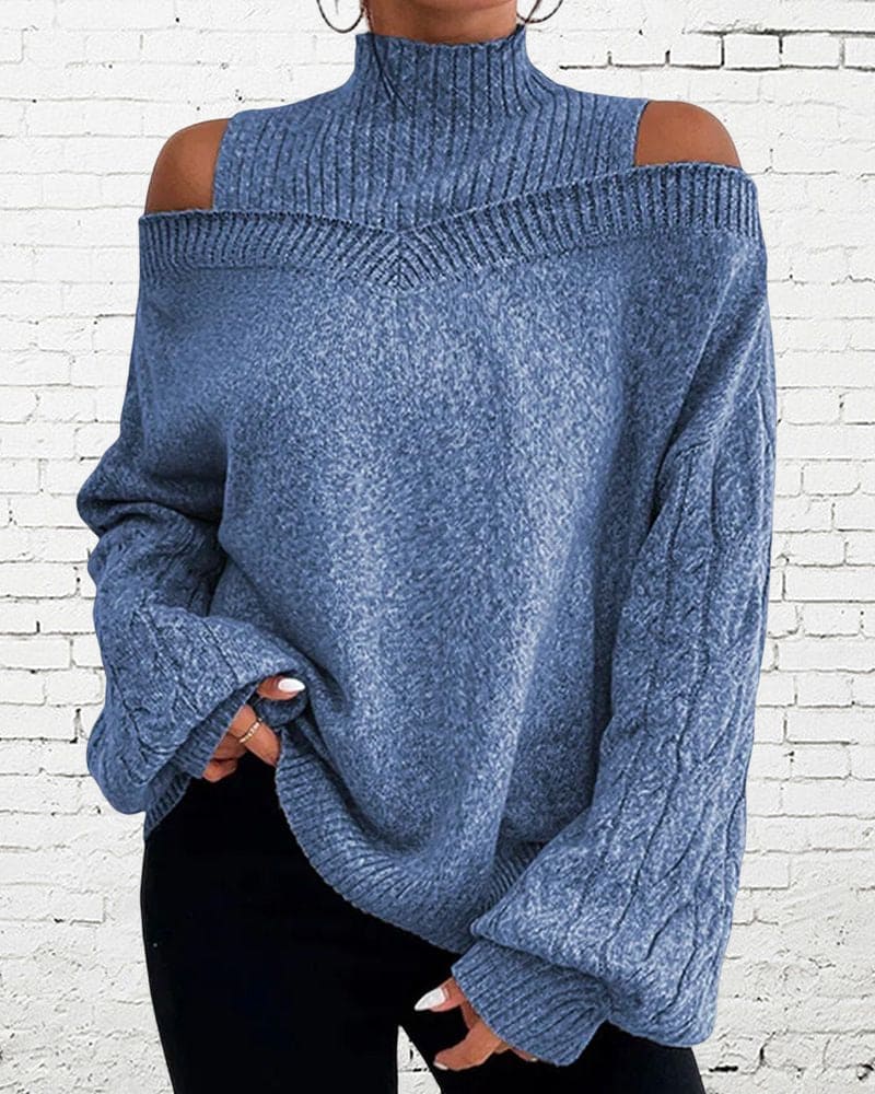 Fleur | Casual trui van los breisel