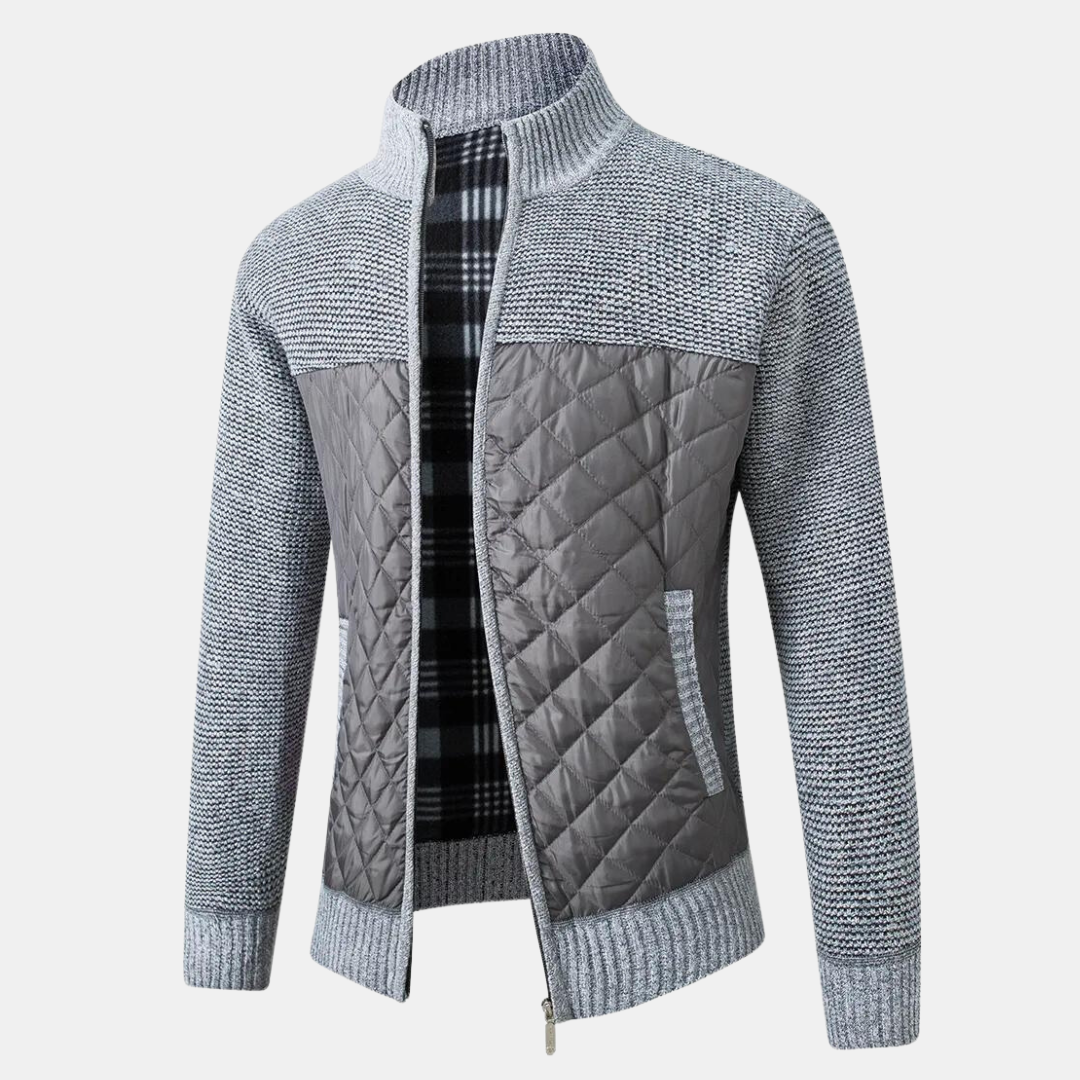 Vortex | Stijlvol Heren Vest met Opstaande Kraag