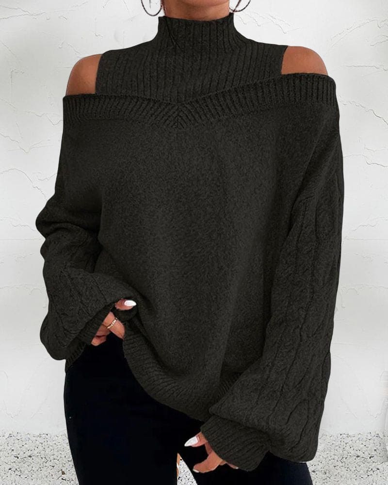 Fleur | Casual trui van los breisel