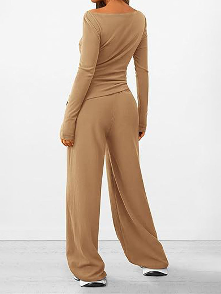 Lainey | Casual slim fit tweedelige set