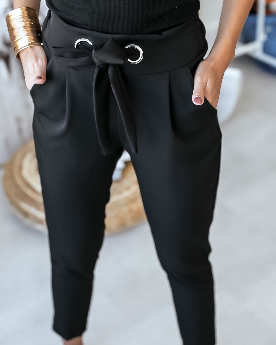 Ella - Stijlvolle en Comfortabele Hoge Taille Casual Broek voor Vrouwen
