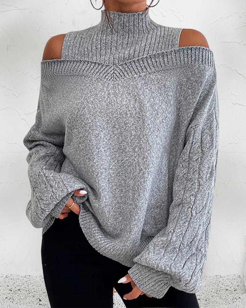 Fleur | Casual trui van los breisel
