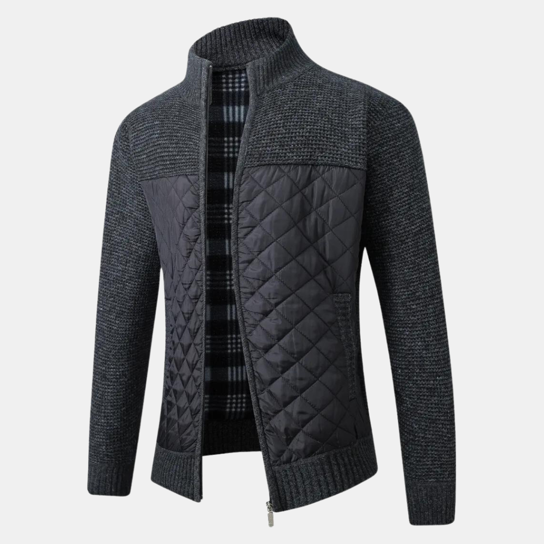 Vortex | Stijlvol Heren Vest met Opstaande Kraag