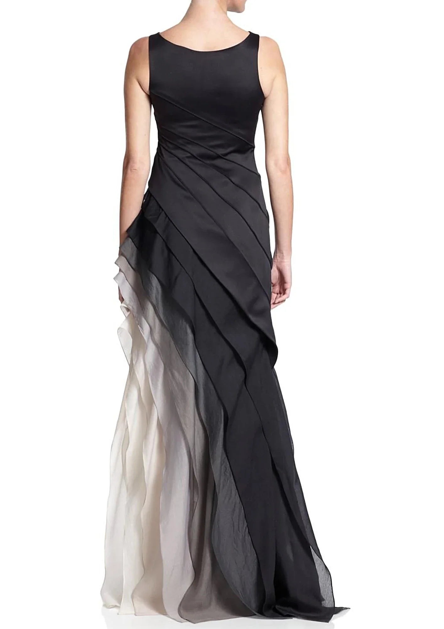 Elegante Gelaagde Ombre Jurk