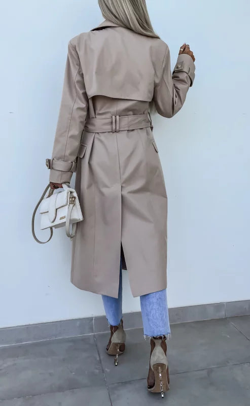 Lieke | Elegante trenchcoat met riem
