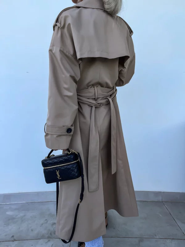 Lieke | Elegante trenchcoat met riem
