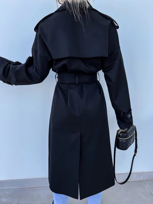 Lieke | Elegante trenchcoat met riem