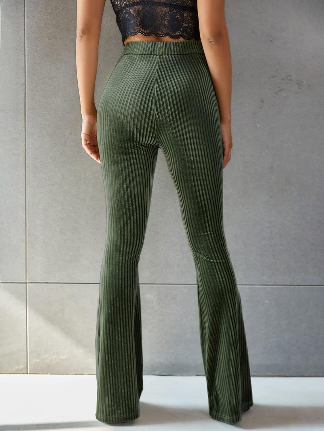 Harley - High Waist Corduroy Broek voor Vrouwen