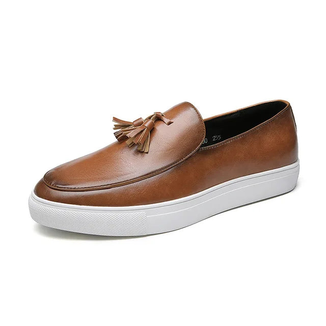 Luca - Stijlvolle Italiaanse Leren Loafers voor Heren