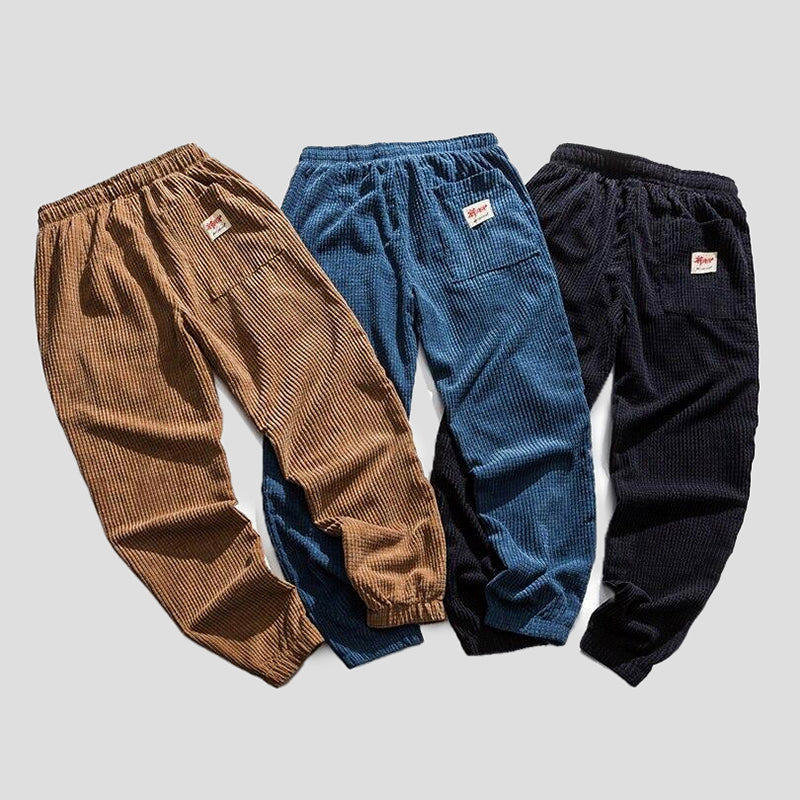 Ishaan - Streetwear Herfst Corduroy Broek voor Mannen