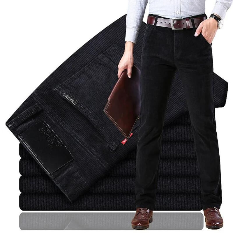 Charles - Stijlvolle en Comfortabele Herfst Corduroy Jeans voor Mannen