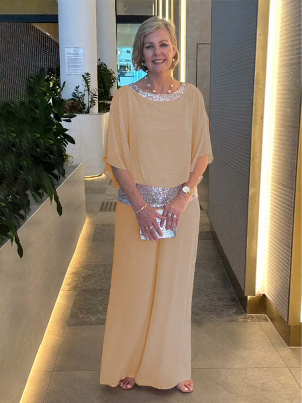 Elegante Tweedelige Set met Pailletten Details