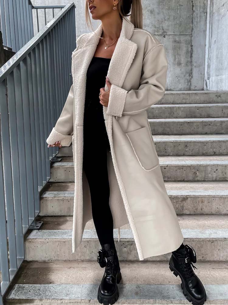 Elsa - Warme Waterdichte Leren Winterjas voor Outdoor Avonturen