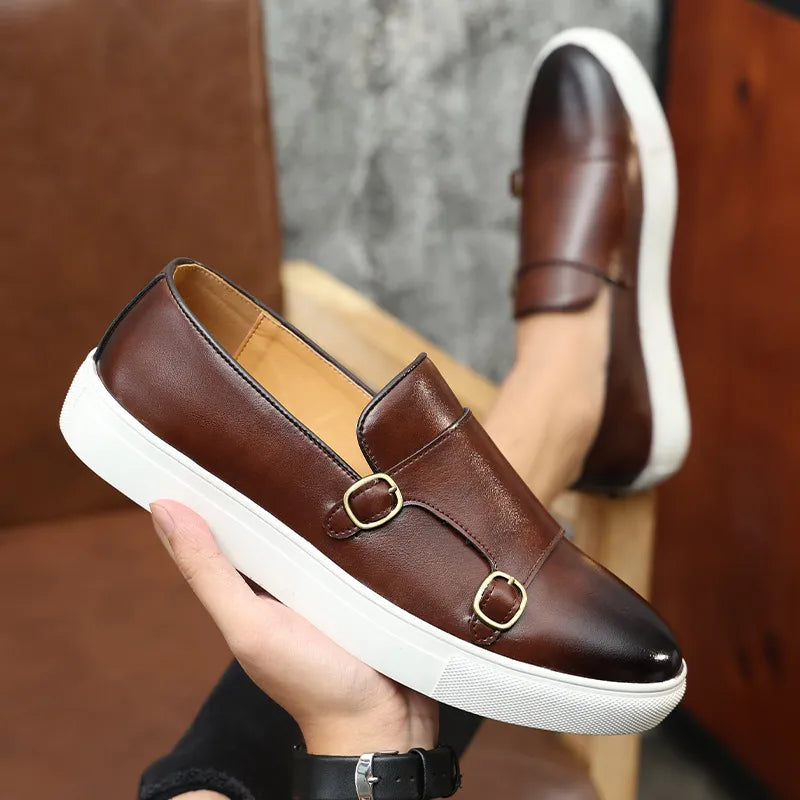 Giovanni - Stijlvolle Leren Loafers voor Heren