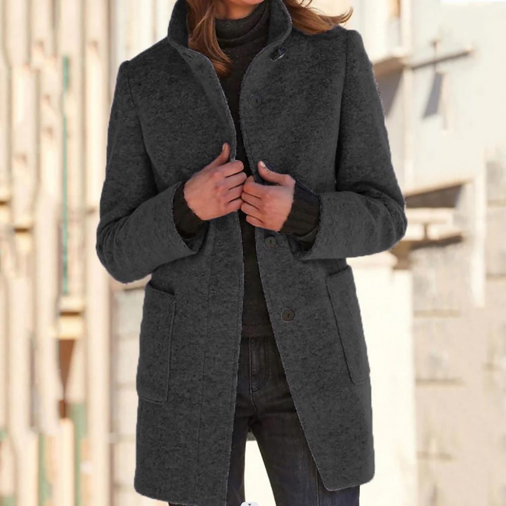 Celeste™ | Elegante Jas met Staande Kraag