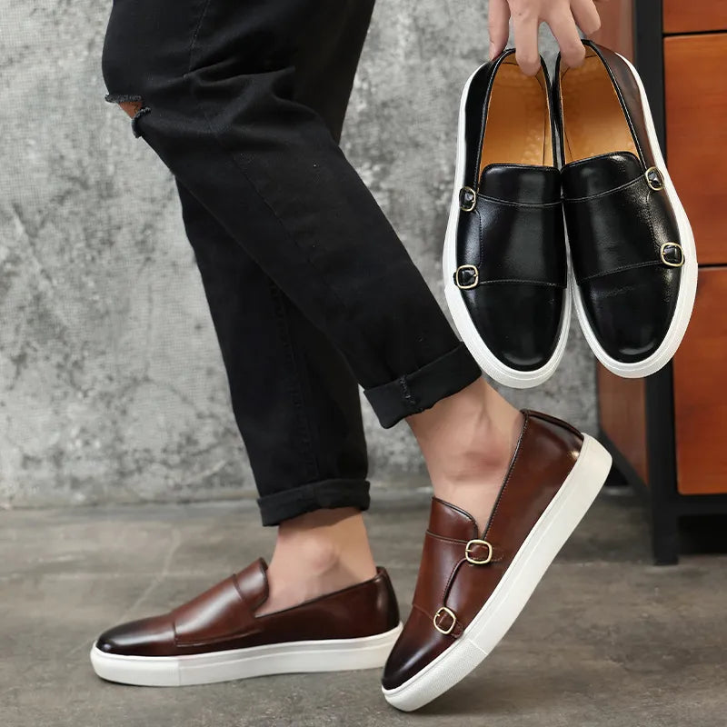 Giovanni - Stijlvolle Leren Loafers voor Heren