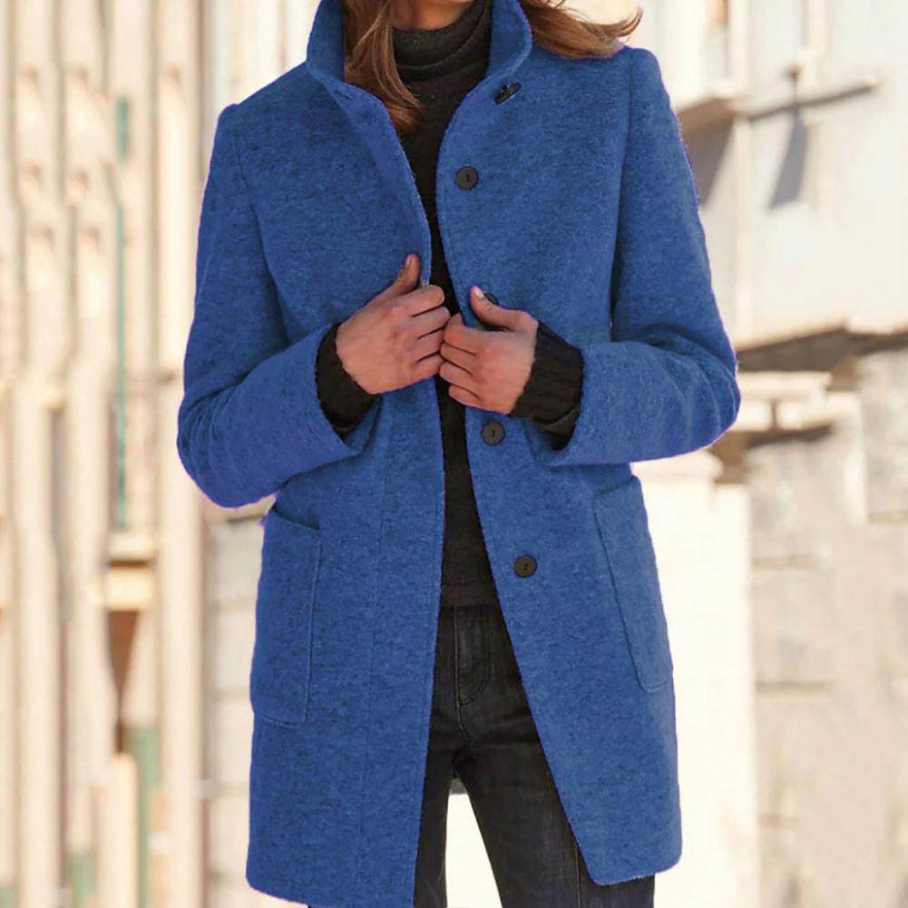 Celeste™ | Elegante Jas met Staande Kraag