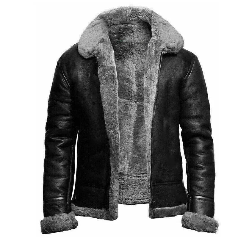 Harrison - Luxe Leren Winterjas
