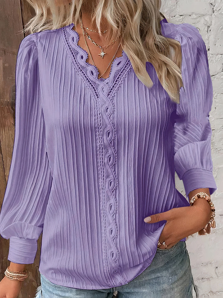 Maya™ | Elegante top met V-hals