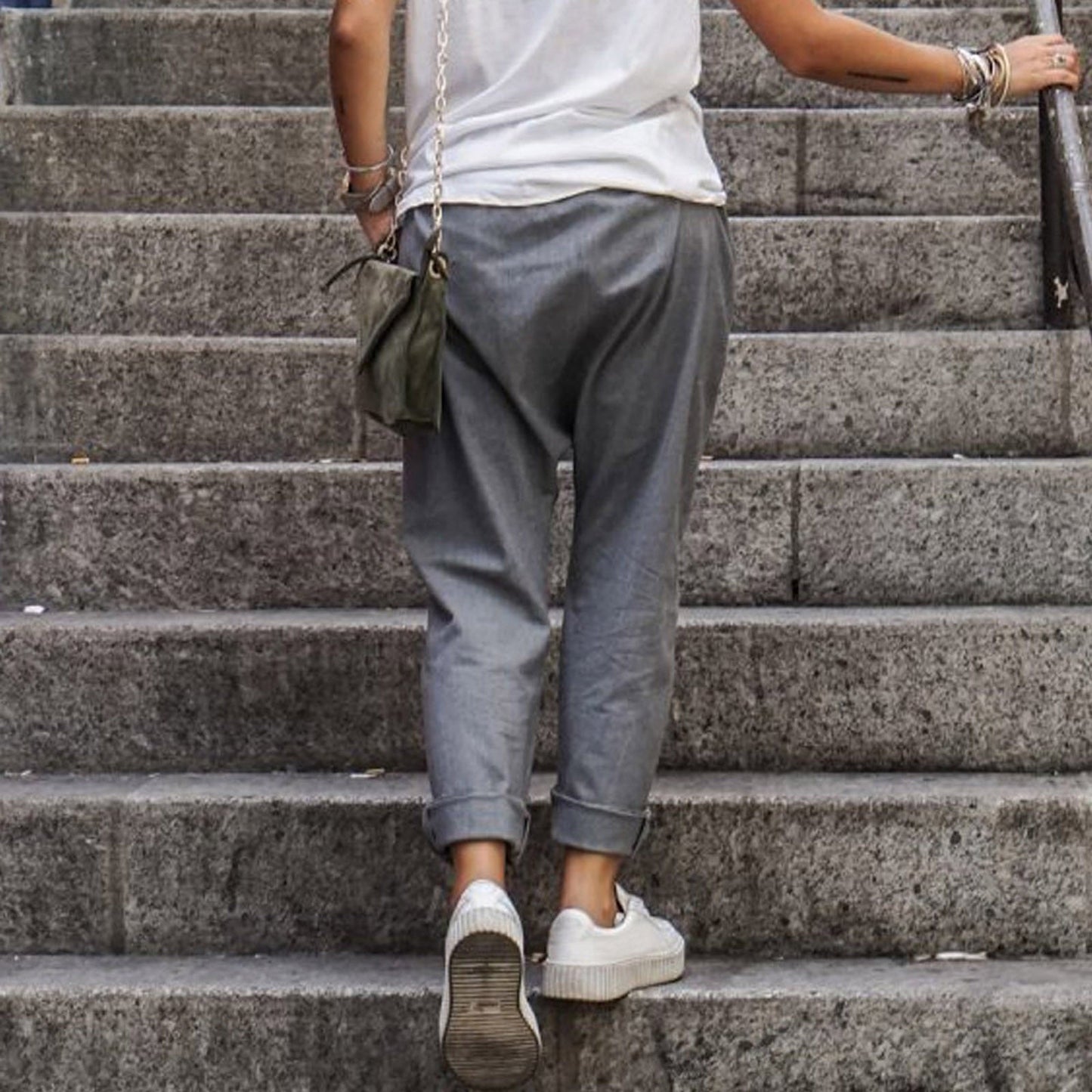 Erin - Stijlvolle en Comfortabele Linnen Broek voor Vrouwen