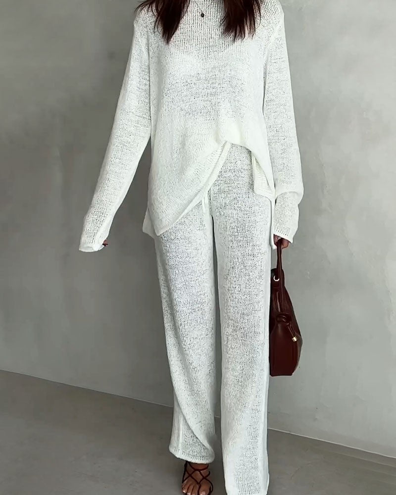 Kenna | Knitted casual two-piece set