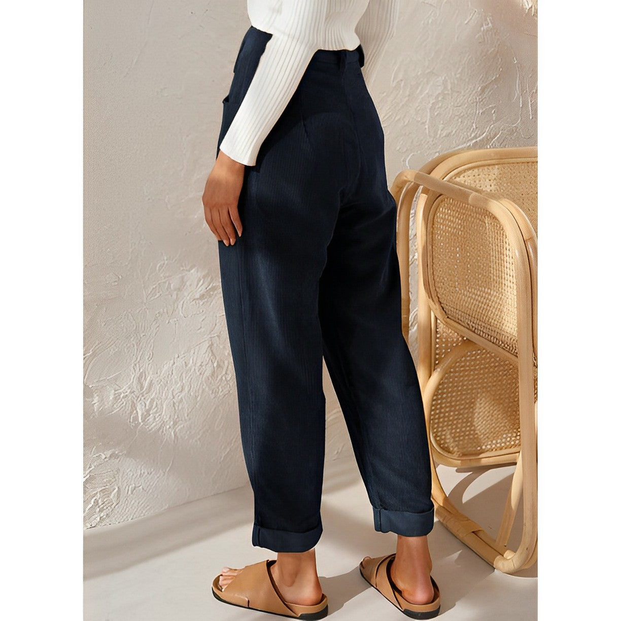 Jenny - Stijlvolle en Comfortabele Corduroy Broek voor Vrouwen