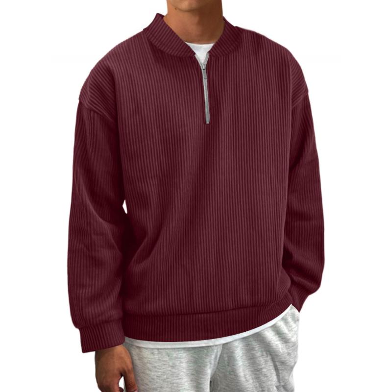 Ferdie | Klassieke losse pullover met opstaande kraag